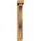 Ekena Millwork Funston Block Rough Sawn Bracket w/ Offset Brace, Western Red Cedar, 4"W x 20"D x 28"H BKT0402X20X28FST05RWR - alternate 3